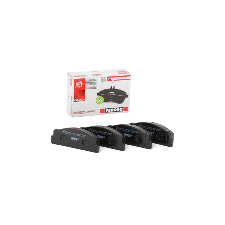 Ferodo Premier Eco Friction Fdb29 Brake Pad Set Not Prepared For Wear Indicator Without Accessories