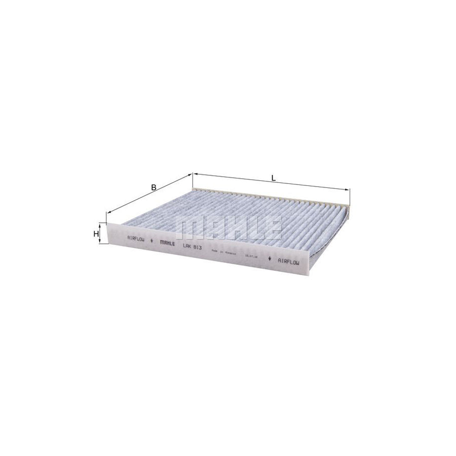 MAHLE ORIGINAL LAK 813 Pollen filter for ALFA ROMEO GIULIETTA Activated Carbon Filter
