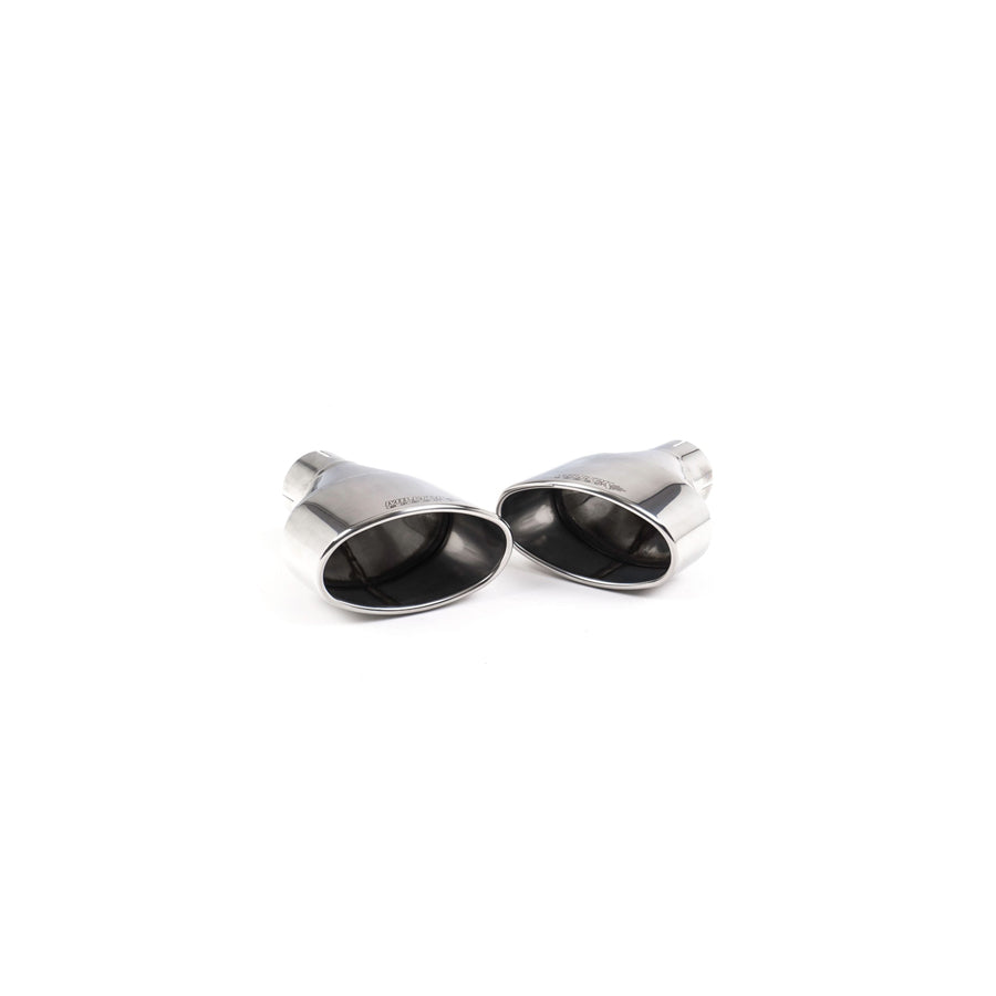 MillTek Audi 8V 8S B9 Single Outlet Oval Trim Exhaust Tips (RS3, RS4, RS5 & TTRS)