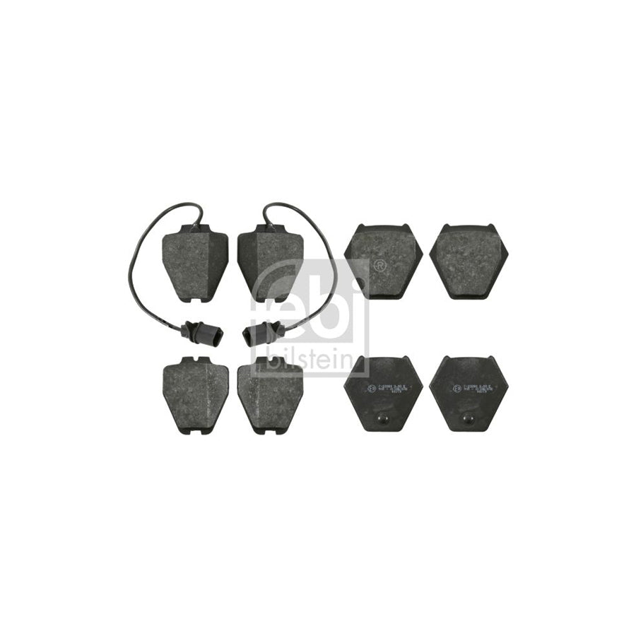 Febi Bilstein 16456 Brake Pad Set For Audi A4 Front Axle Incl Wear Warning Contact