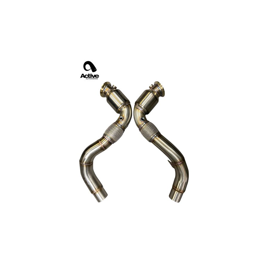Active Autowerke BMW S63 N63 E70 E71 F85 F86 Sport Cat Downpipe (Inc. X5 50ix, X6 50ix, X5 M & X6 M)