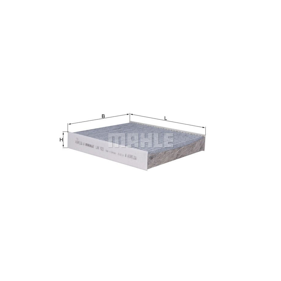 MAHLE ORIGINAL LAK 923 Pollen filter Activated Carbon Filter