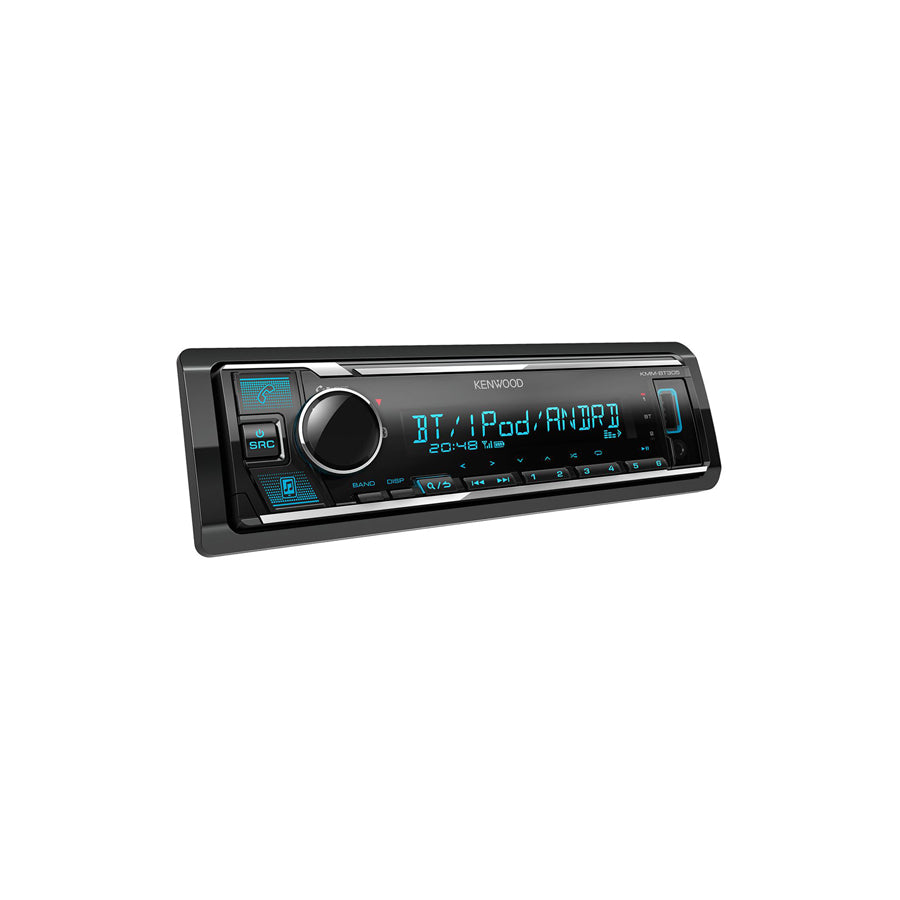 KENWOOD KMM-BT305 Car stereo 1 DIN, AOA 2.0, Made for iPod/iPhone, 14.4V, AAC, FLAC, MP3, WAV, WMA, Spotify App Link