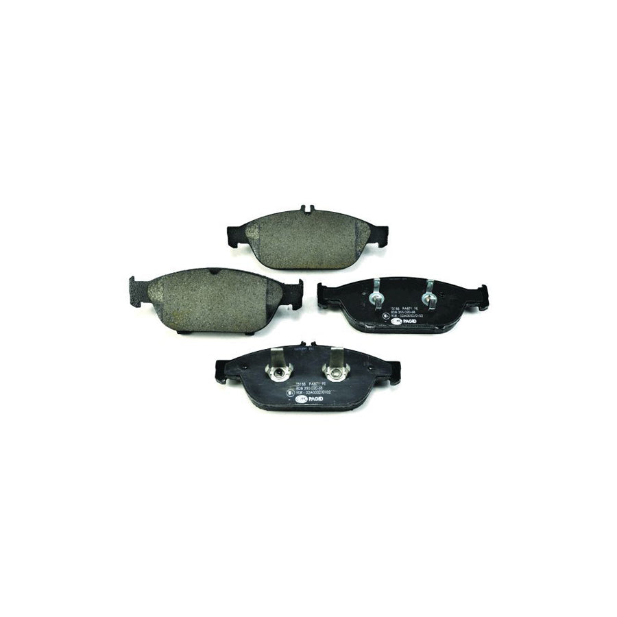 Hella 8DB 355 020 681 Brake Pad Set Suitable For Mercedes Benz E Class Prepared For Wear Indicator