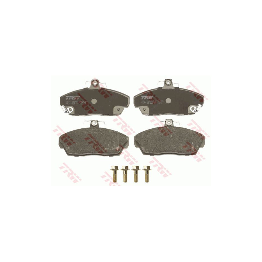 TRW Cotec Gdb496 Brake Pad Set With Acoustic Wear Warning With Brake Caliper Screws With Accessories