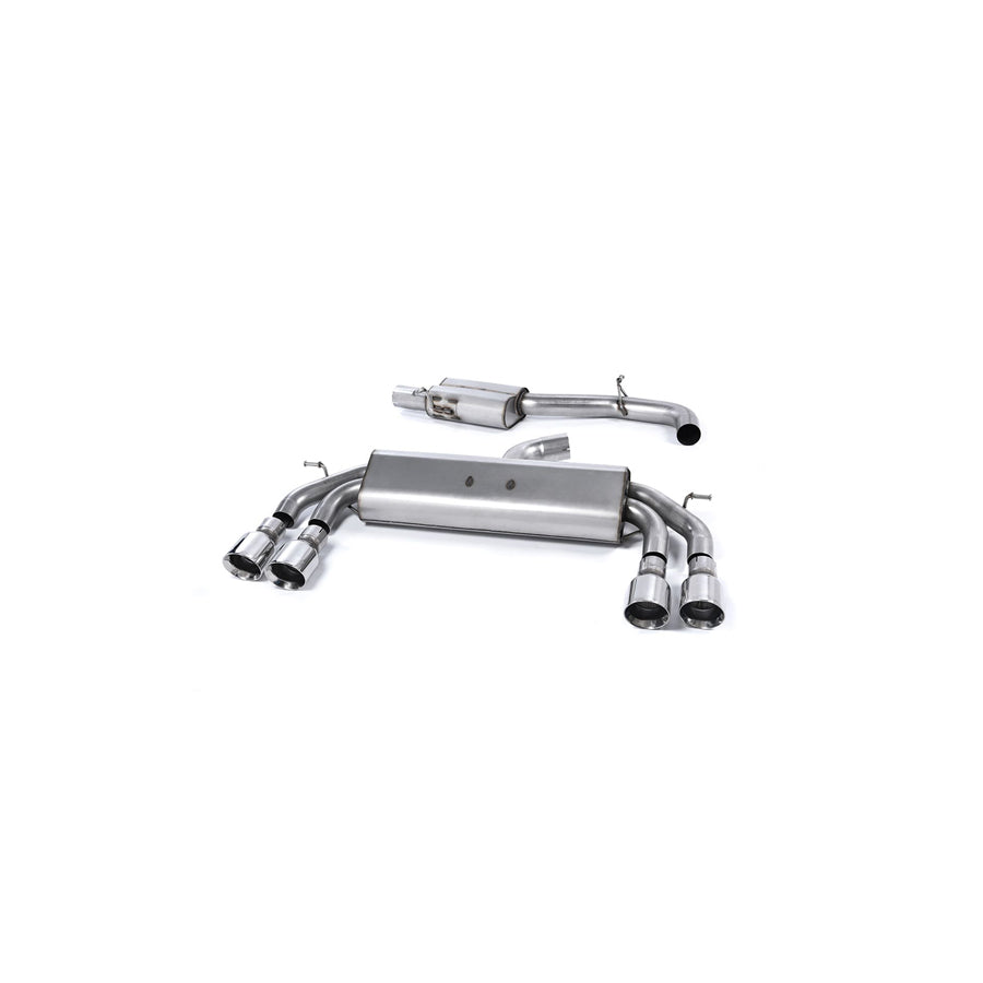 MillTek Audi 8V S3 Resonated Cat-Back Exhaust (Non-Valved)