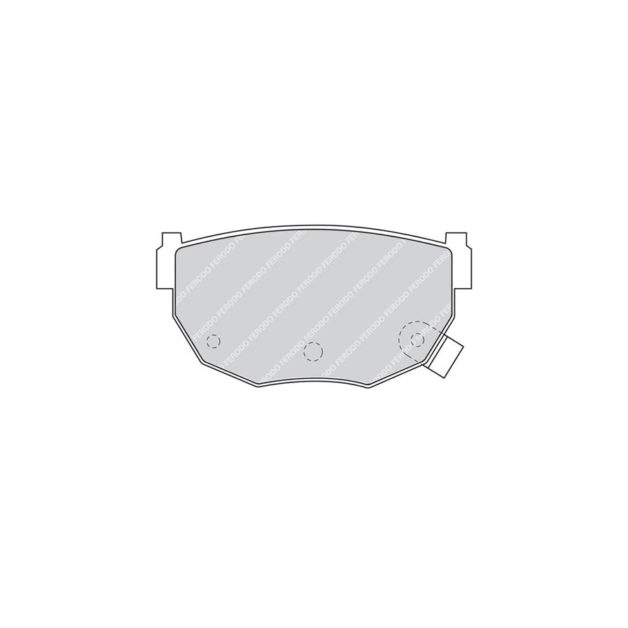 Ferodo Sl Fsl720 Brake Pad Set For CITROEN Zx Incl Wear Warning Contact