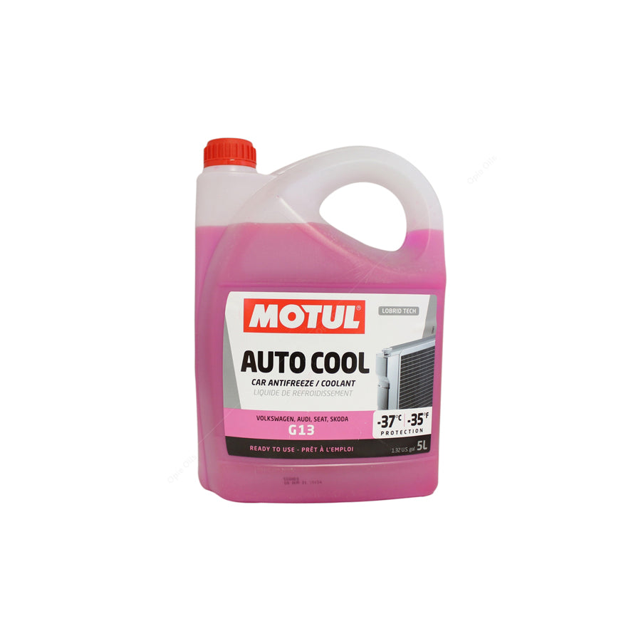 Motul Auto Cool G13 -37C VW Car Antifreeze Coolant - Ready To Use 5l