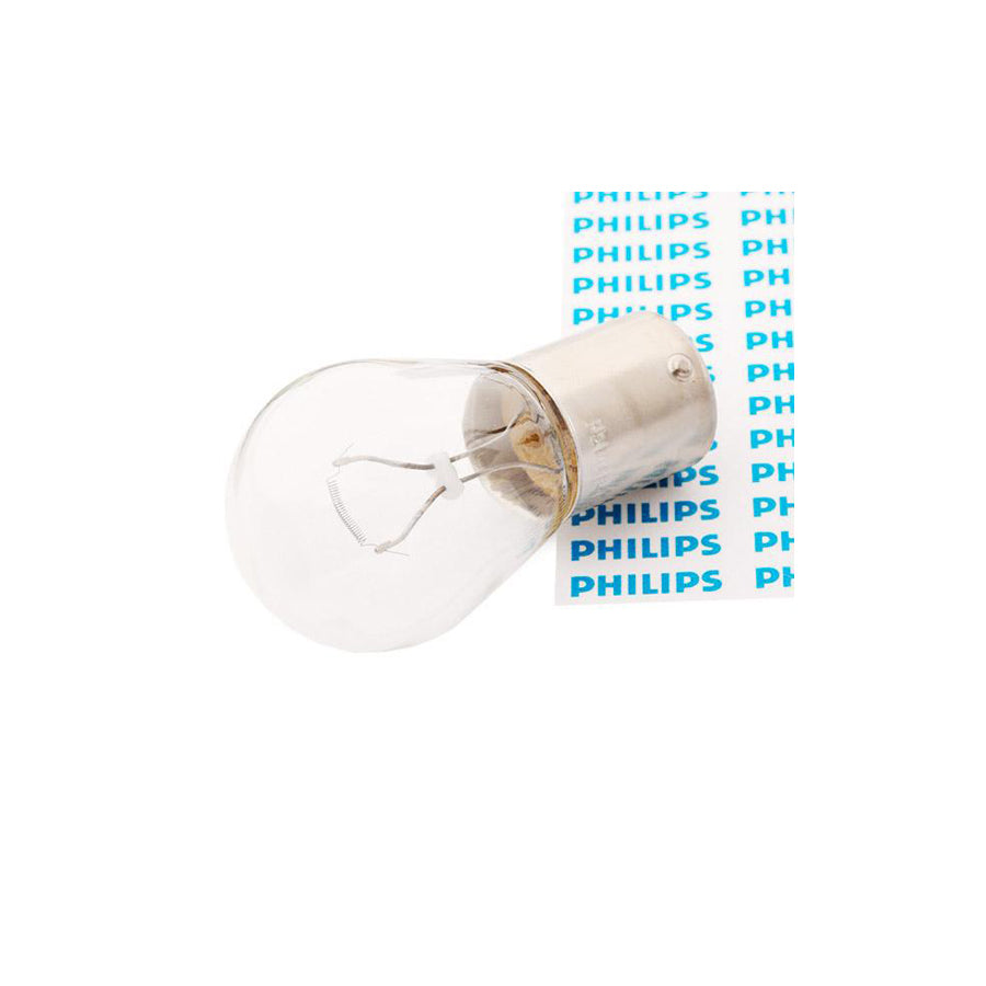 PHILIPS 12498CP Bulb, indicator 12V 21W, Ball-shaped lamp, P21W, BA15s
