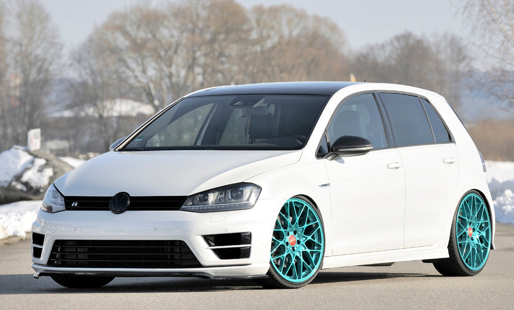 Rieger 00088091 VW Mk7 Mk7-Line Golf R Front Splitter - Glossy Black