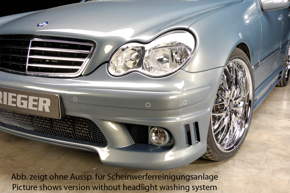 Rieger 00025204 Mercedes-Benz W203 C-Class Front Bumper