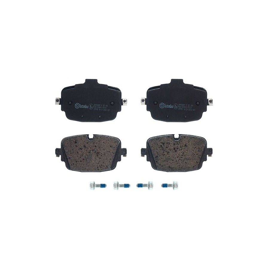 Brembo P 85 180 Brake Pad Set Prepared For Wear Indicator With Brake Caliper Screws