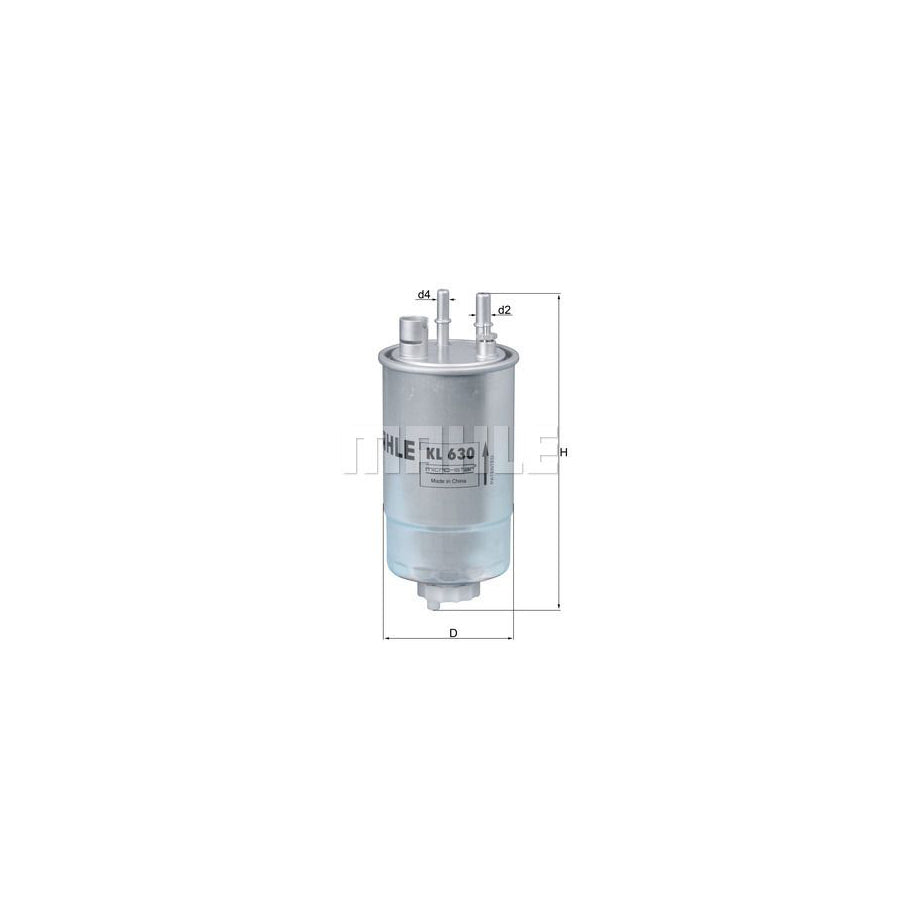 MAHLE ORIGINAL KL 630 Fuel filter In-Line Filter