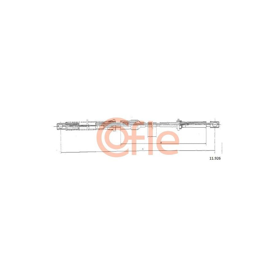 COFLE 11.926 Throttle Cable | Duco Car Parts UK Car Parts