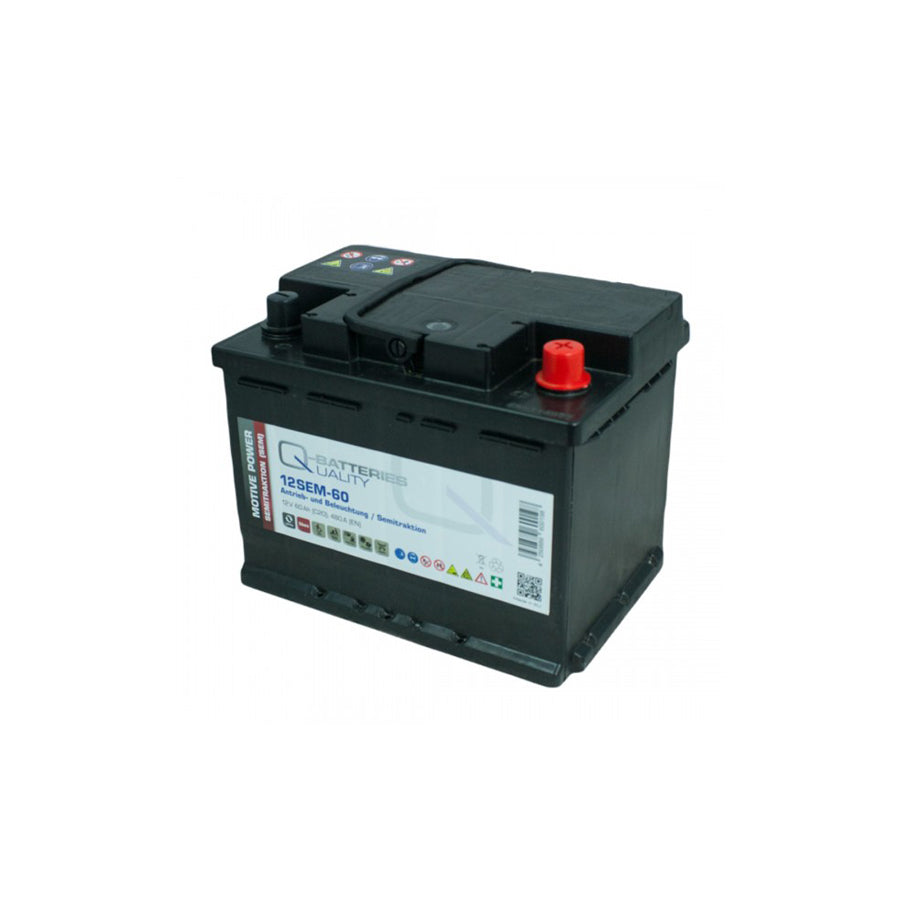 Q-Batteries 12SEM60 12V 60Ah Semi traction battery