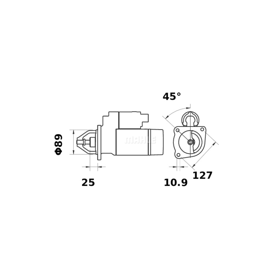 MAHLE ORIGINAL 030 TC 15171 000 Turbocharger