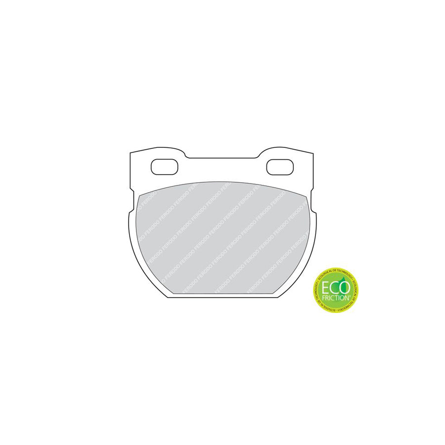 Ferodo Sl Fsl1368 Brake Pad Set With Acoustic Wear Warning