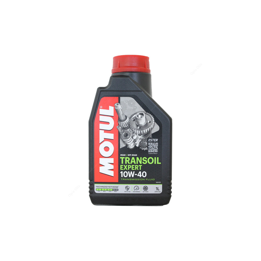 Motul Transoil Expert 10w-40 Ester Synthetic EP Motorcycle Wet Clutch Gear Oil 1l
