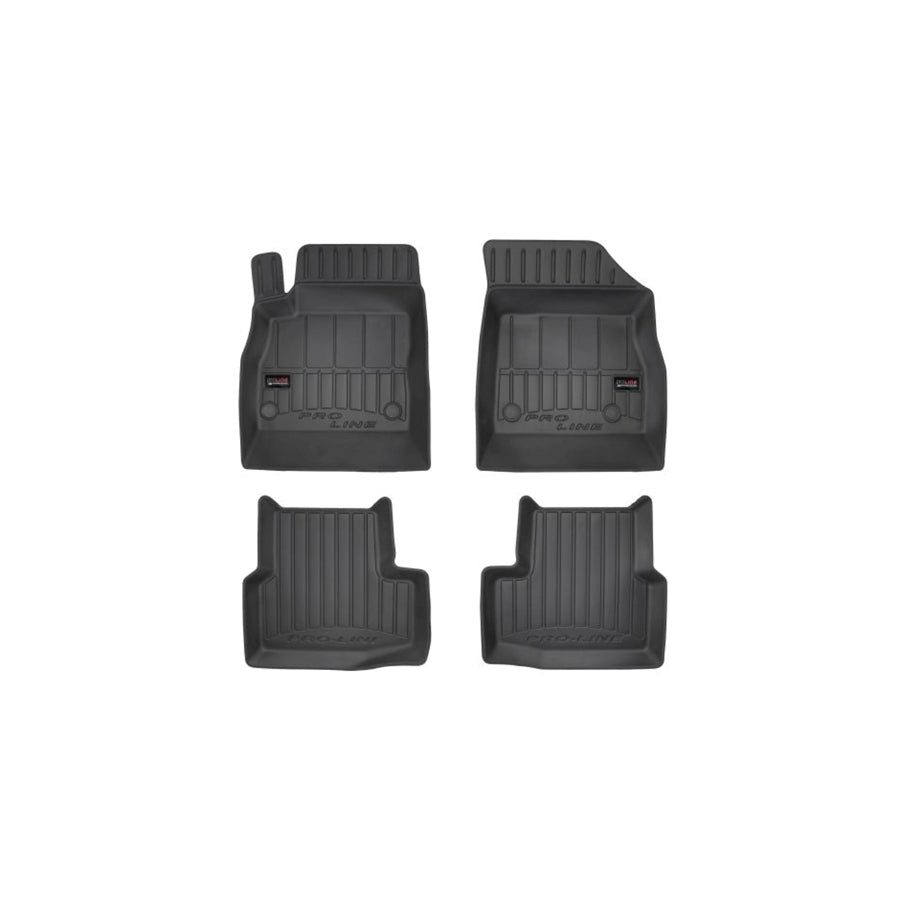 FROGUM Tailored 3D407022 Floor mat set for OPEL Astra K Hatchback (B16) Elastomer, Front and Rear, Quantity: 4, Black, (LHD)