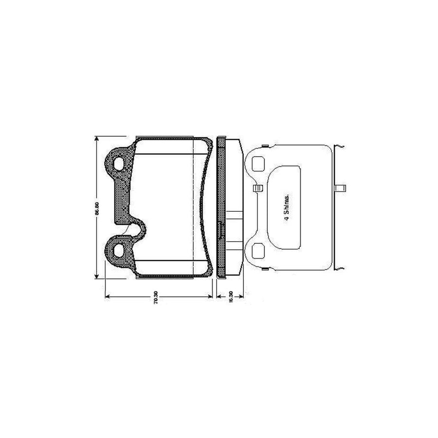 Bosch 0986Tb3075 Brake Pad Set For Vw Touareg I 7La 7L6 7L7 Excl Wear Warning Contact