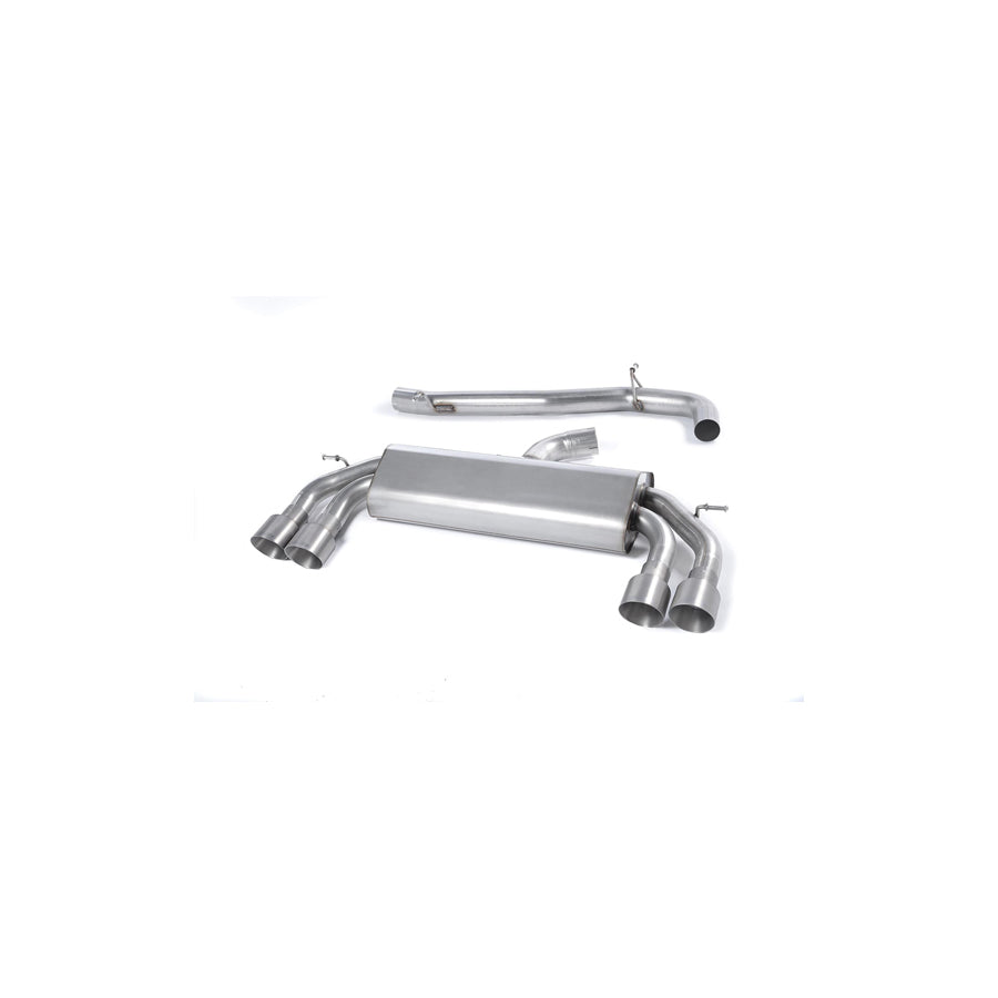 MillTek Audi 8V S3 Non-Resonated Non-Valved Cat-Back Exhaust (Quattro)