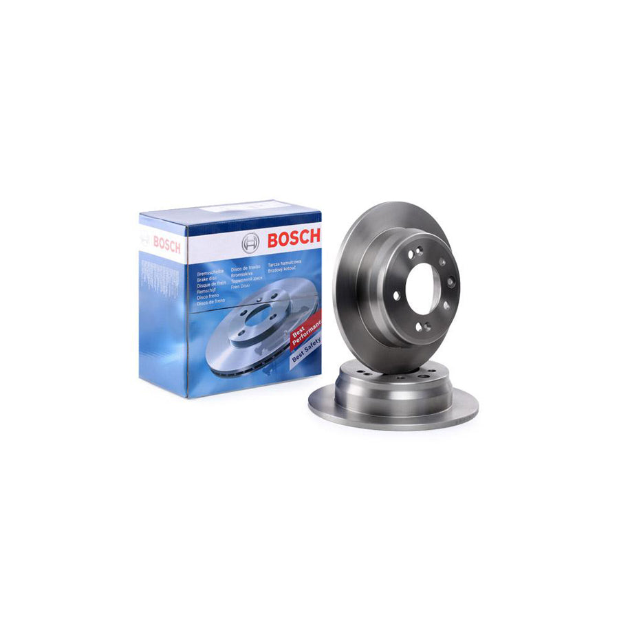 BOSCH 0 986 479 508 Brake Disc Solid Oiled with bolts screws