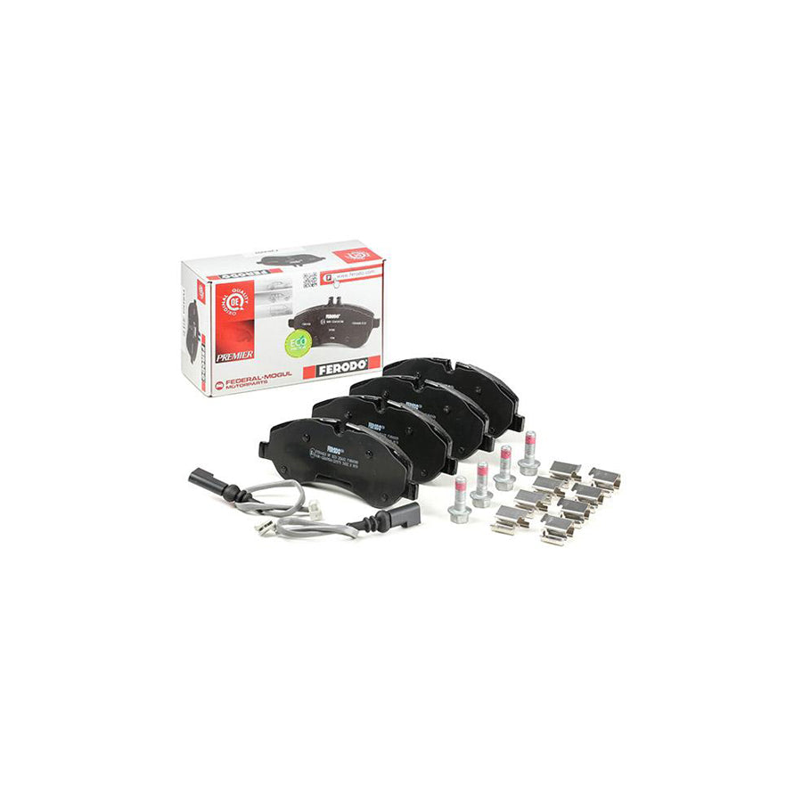 Ferodo Premier Eco Friction Fvr4909 Brake Pad Set Incl Wear Warning Contact With Accessories