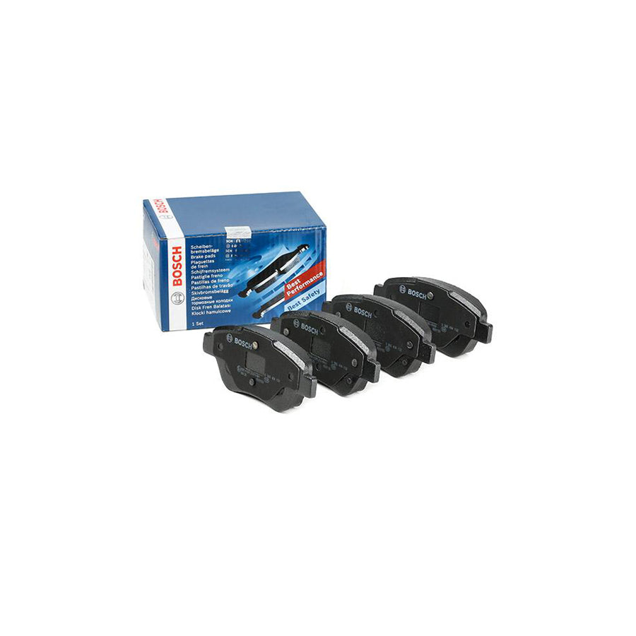 Bosch 0986494132 Brake Pad Set With Anti Squeak Plate With Mounting Manual BP1043