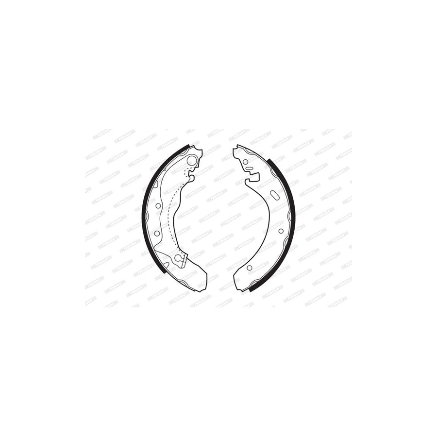 FERODO PREMIER FSB422 Brake Shoe Set for FORD MONDEO