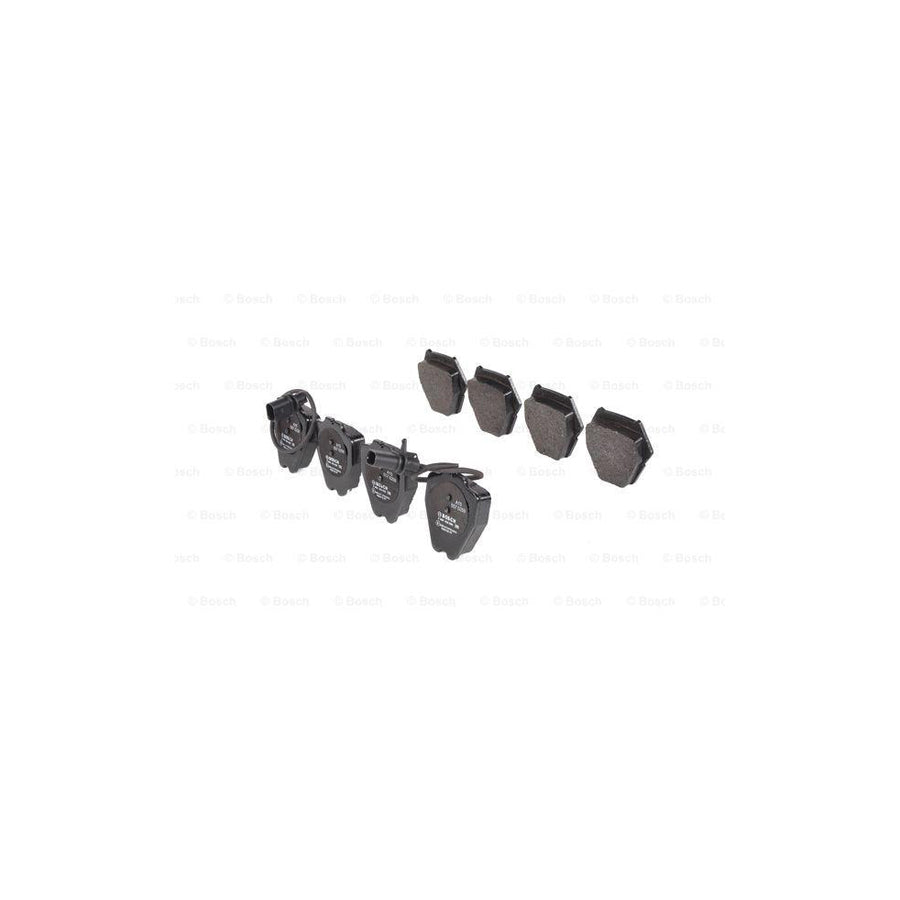 Bosch 0986424690 Brake Pad Set With Integrated Wear Sensor With Anti Squeak Plate BP403