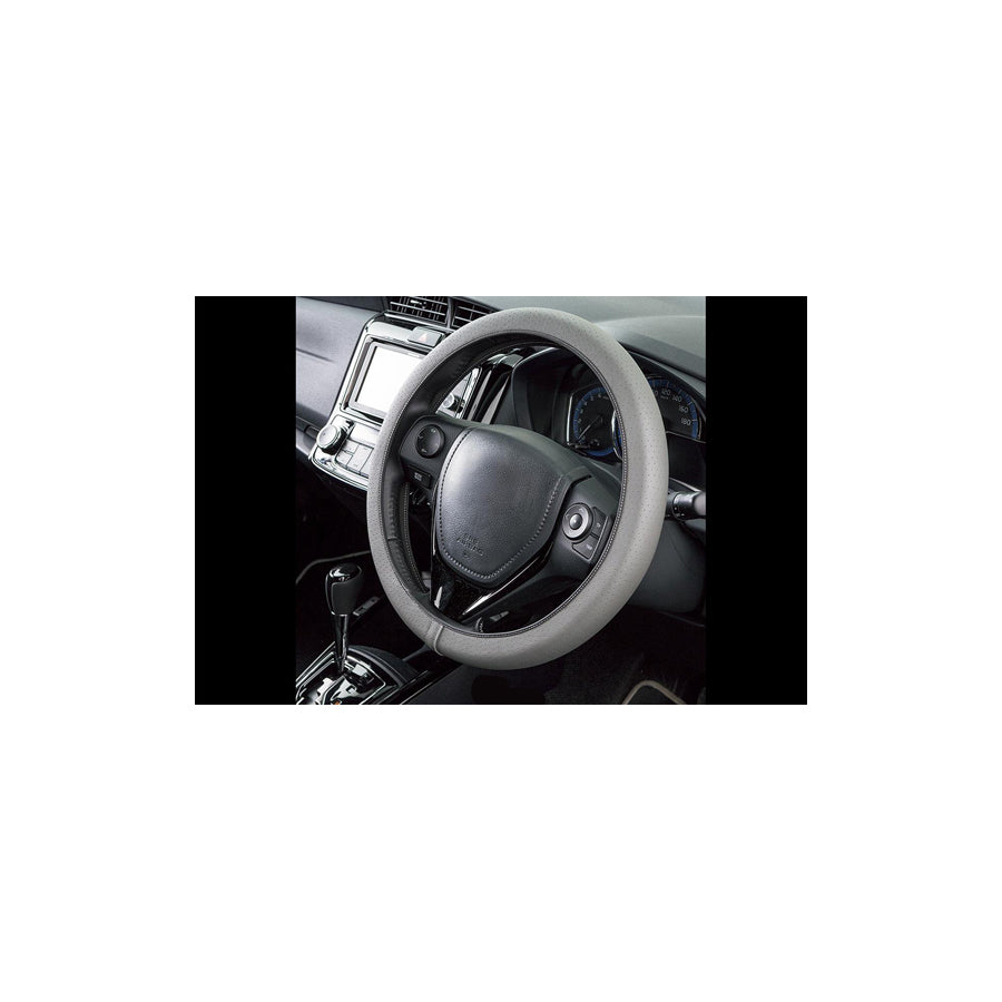 CORONA Neofit Sport FVO10163 Steering wheel cover Grey, ?: 36-38cm, Elastomer, PU (Polyurethane), PVC