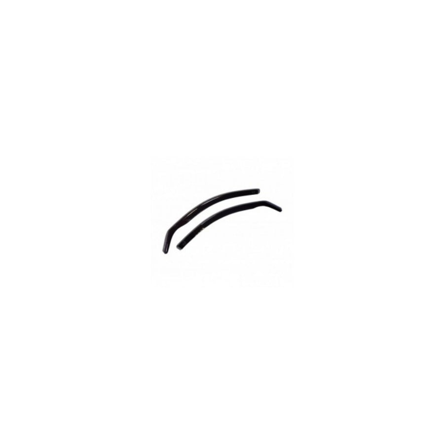 HEKO 10246 Wind deflectors for AUDI A3 Arrow direction, Front, Vehicle Door, Smoke Grey