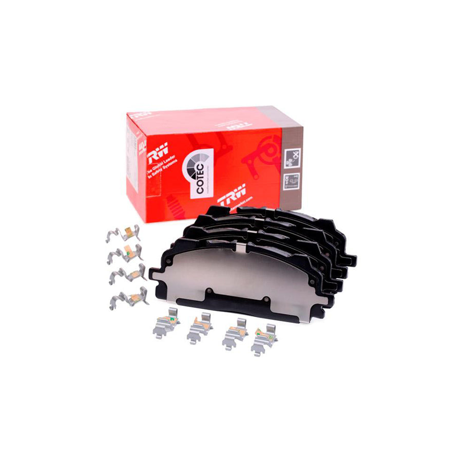 TRW Gdb2190 Brake Pad Set Prepared For Wear Indicator With Accessories