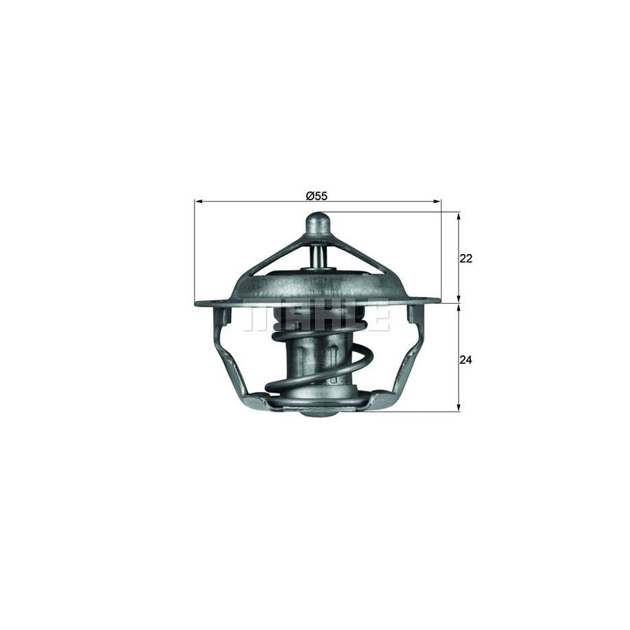 MAHLE ORIGINAL TX 101 83D Engine thermostat Opening Temperature: 83°C, with seal