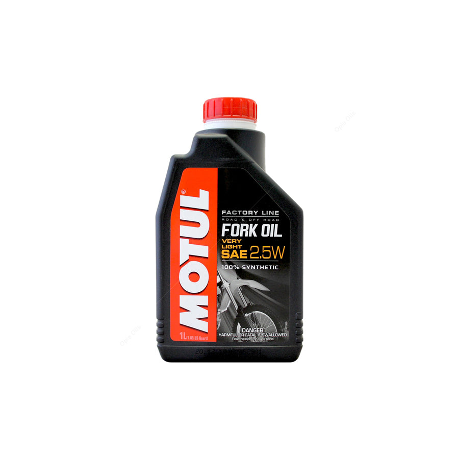 Motul Fork Oil Factory Line 2.5w - Very Light - Motorcycle Racing Suspension Fluid 1l