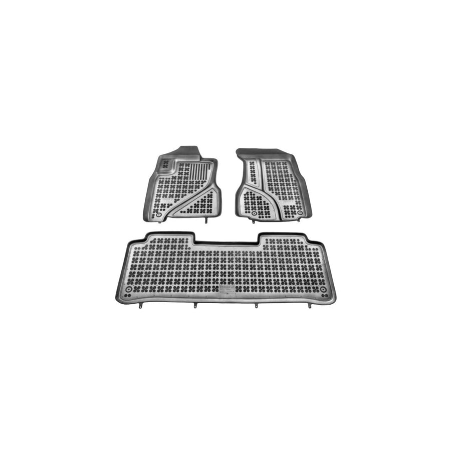 REZAW PLAST Tailored 200912 Floor mat set for HONDA CR-V II (RD) Elastomer, Front and Rear, Quantity: 3, Black
