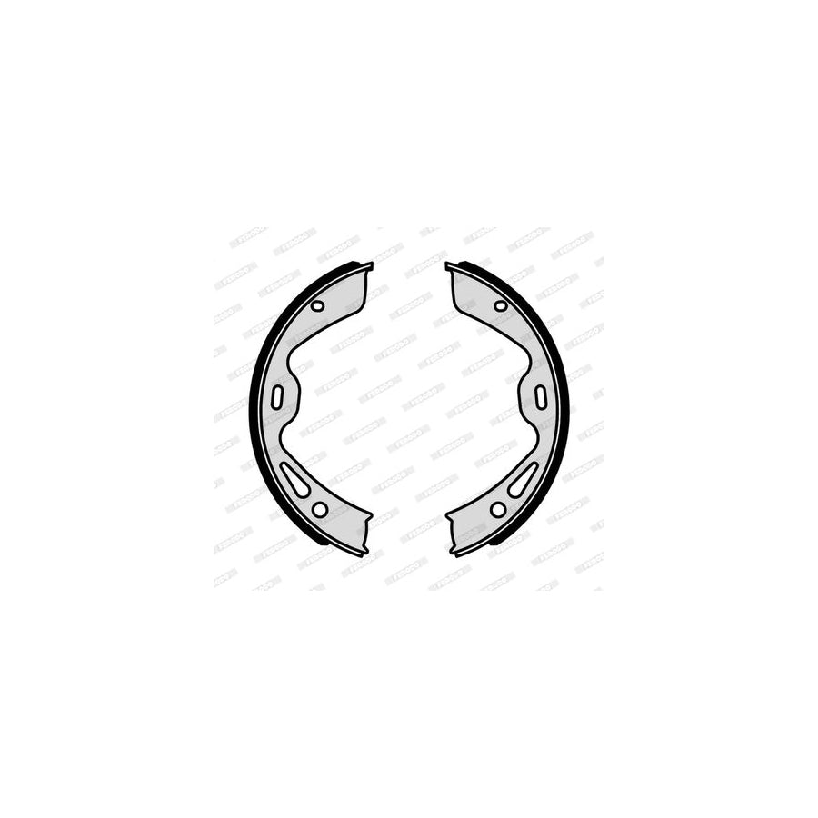 FERODO PREMIER FSB4305 Brake Shoe Set with handbrake lever