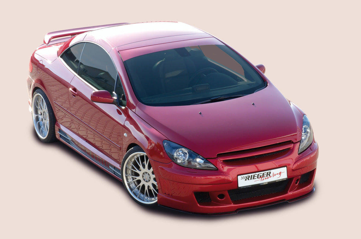 Rieger 00099403 Peugeot 307 Right Side Skirt - Carbon-Look