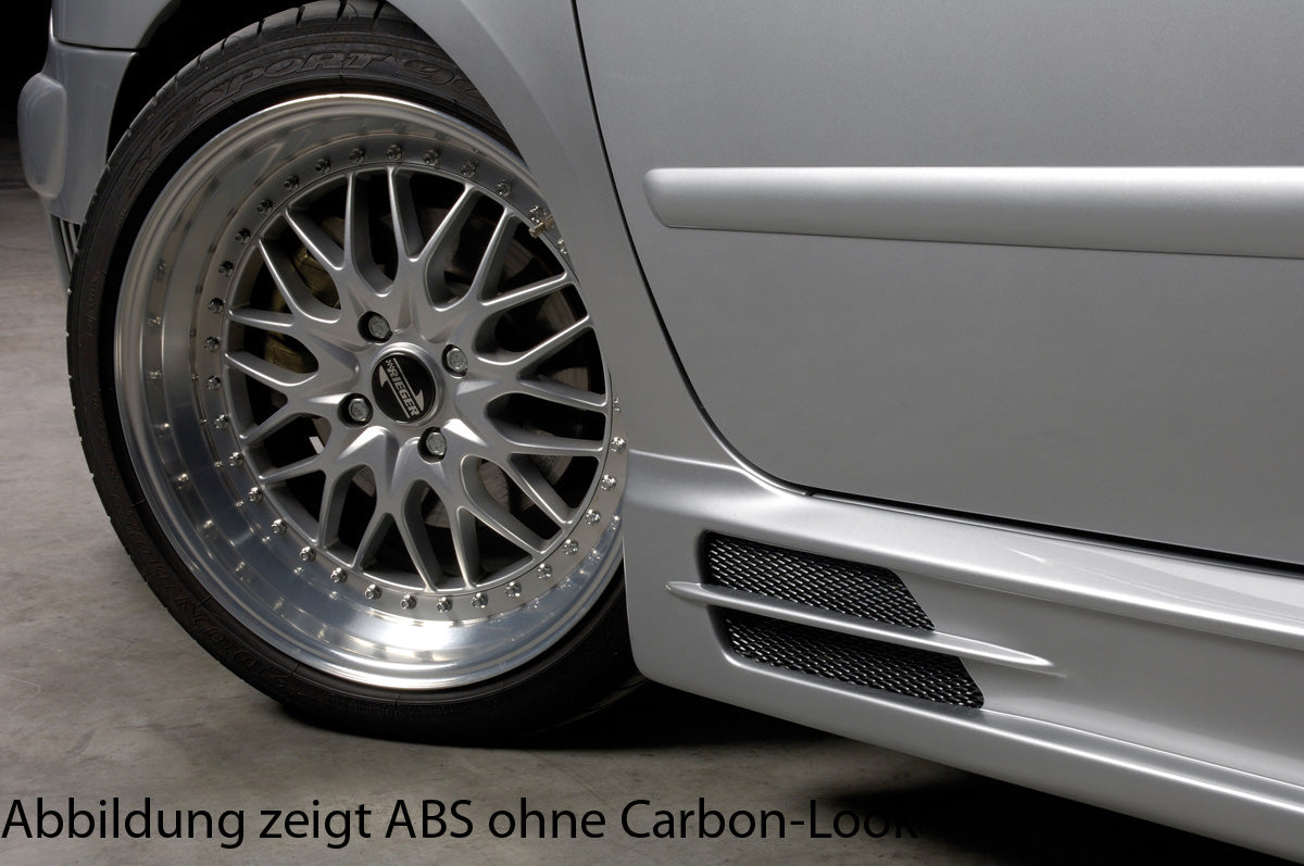 Rieger 00099403 Peugeot 307 Right Side Skirt - Carbon-Look
