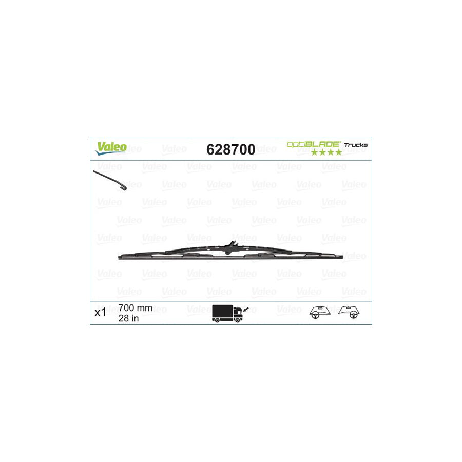 Valeo Optiblade Trucks 628700 Wiper Blade | Duco Car Parts UK Car Parts