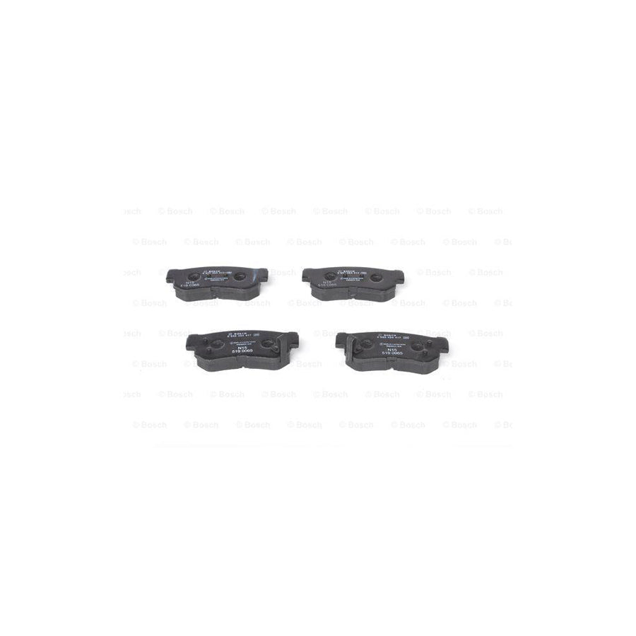 Bosch 0986494417 Brake Pad Set With Acoustic Wear Warning With Mounting Manual BP1339