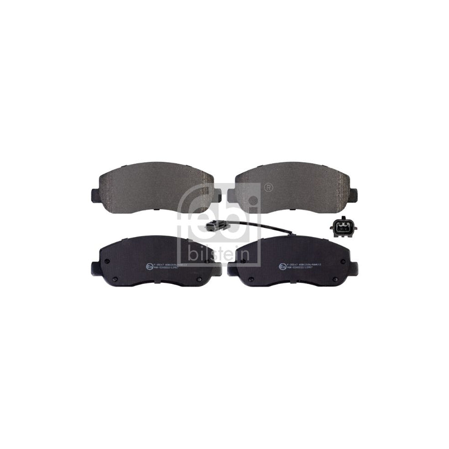 Febi Bilstein 16845 Brake Pad Set Front Axle Incl Wear Warning Contact