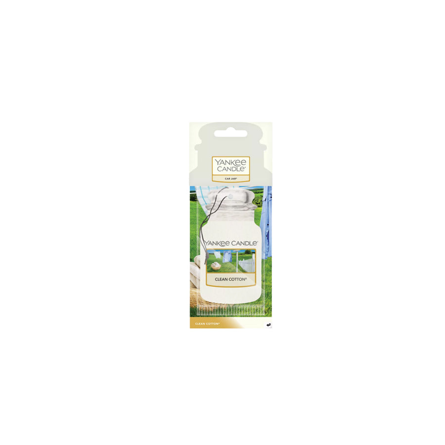 Yankee Candle Car Jar Air Freshener - Clean Cotton