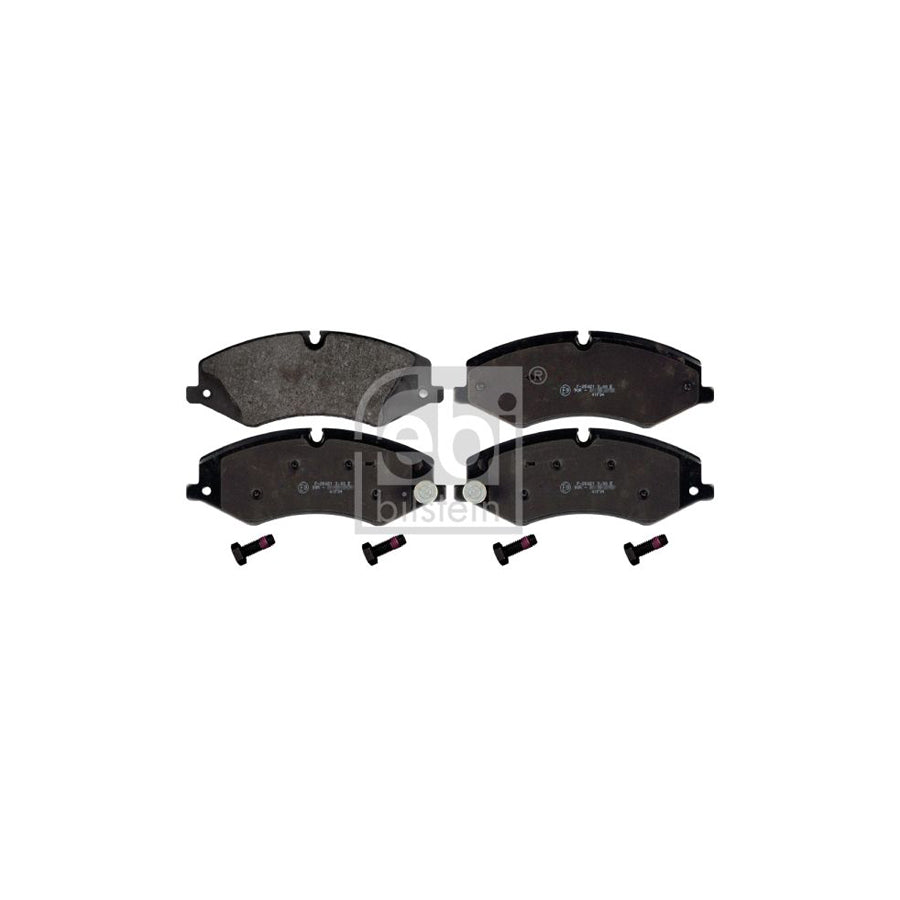 Febi Bilstein 116124 Brake Pad Set Front Axle Prepared For Wear Indicator With Bolts Screws