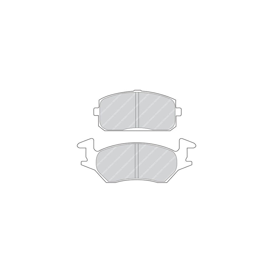 Ferodo Fsl1288 Brake Pad Set Fuse Technology Not Prepared For Wear Indicator With Piston Clip