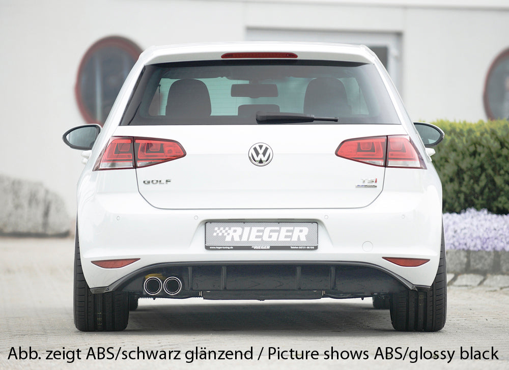 Rieger 00059557 VW Mk7 Golf GTD Rear Diffuser
