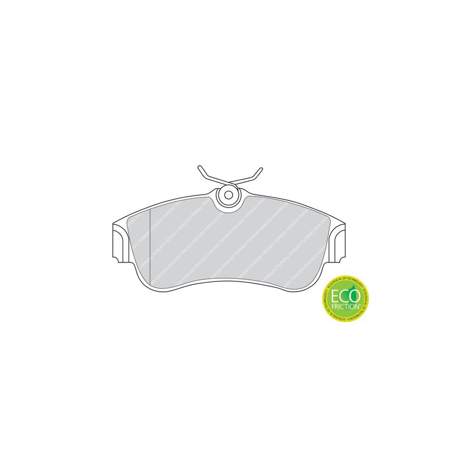 Ferodo Premier Eco Friction Fdb604 Brake Pad Set Not Prepared For Wear Indicator With Brake Caliper Screws With Accessories