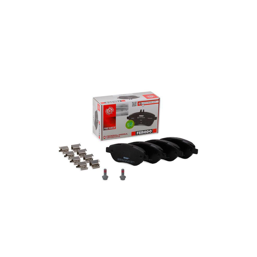 Ferodo Premier Eco Friction Fdb1476 Brake Pad Set Not Prepared For Wear Indicator With Brake Caliper Screws With Accessories