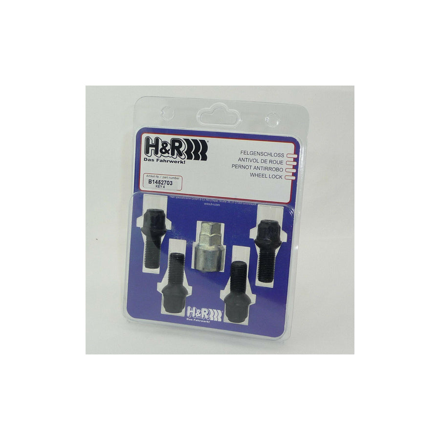 H&R B1452703KEY4 Wheel Bolt