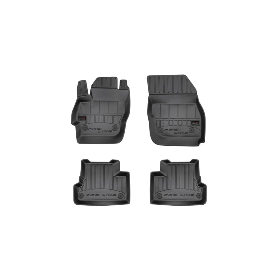 FROGUM 3D407411 Floor mat set for MAZDA 3 Elastomer, Front and Rear, Quantity: 4, Black